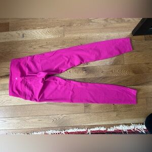 lululemon athletica Girls Bright Pink Leggings